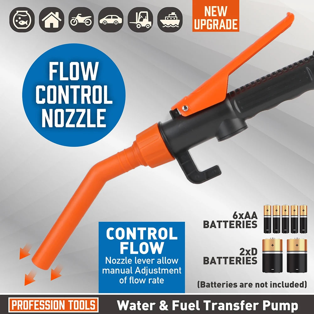 For SUV Truck RV Boat Car Gas Oil Pump Portable Electric Automatic Fuel Tank Tools Water And Oil Absorption Vacuum Pumps