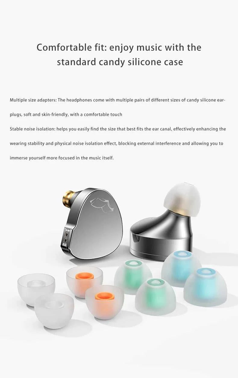 WGZBLON BLON BOOK 10MM + 6MM Dual Dynamic Driver HiFi in-Ear Earphones with High-Purity Silver-Plated Cable The jack market .AU The jack market .AU Accessories Electronics $ 82 14:10#Silver 3.5 No MIC