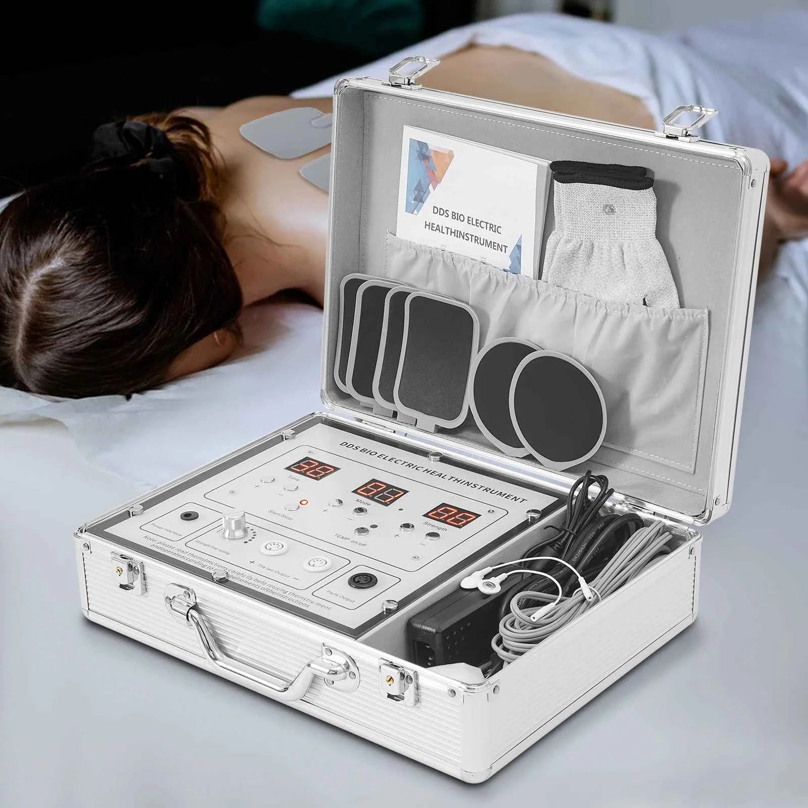 Bioelectric Wellness Massager - 10 Mode Pulse Therapy for Home & Salon Relaxation
