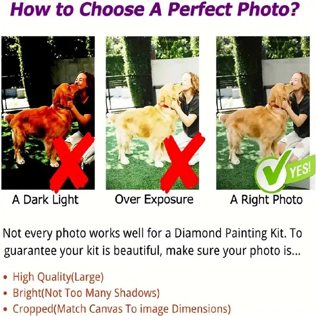 Custom Diamond Painting Service Upload Your Photo And We'll Create a Diamond Painting for You The jack market .AU The jack market .AU $ 24 14:10#Send your photos;5:201441336