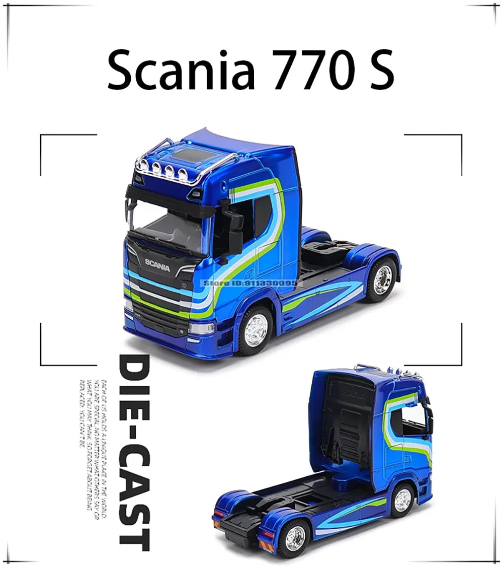 Bburago 1:43 Transport vehicle front end Volvo FH16Globetrotter 750XXL model simulation car model alloy car toy male collection