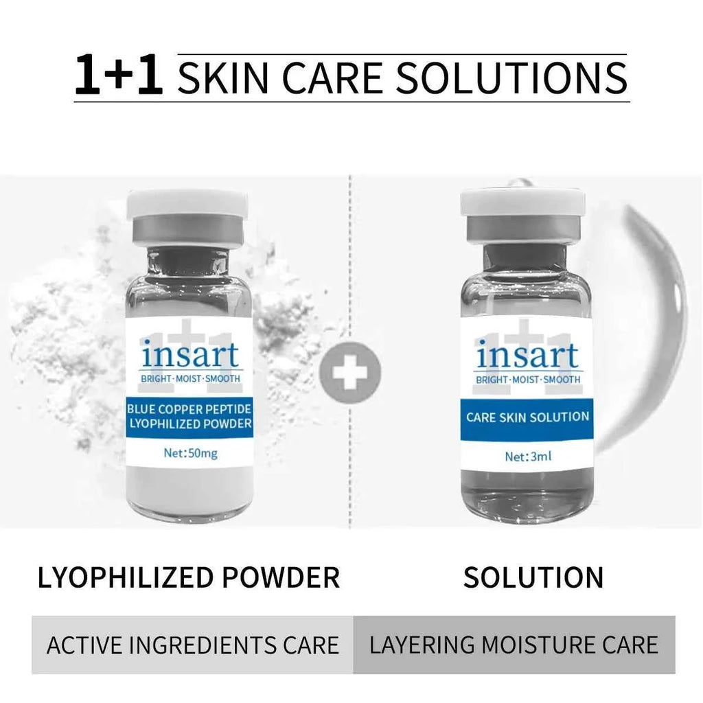 VC Collagen Blue copper peptide Lyophilized Powder Face Serum Anti Aging Brightening Moisturizing Essence for All Skin Skincare