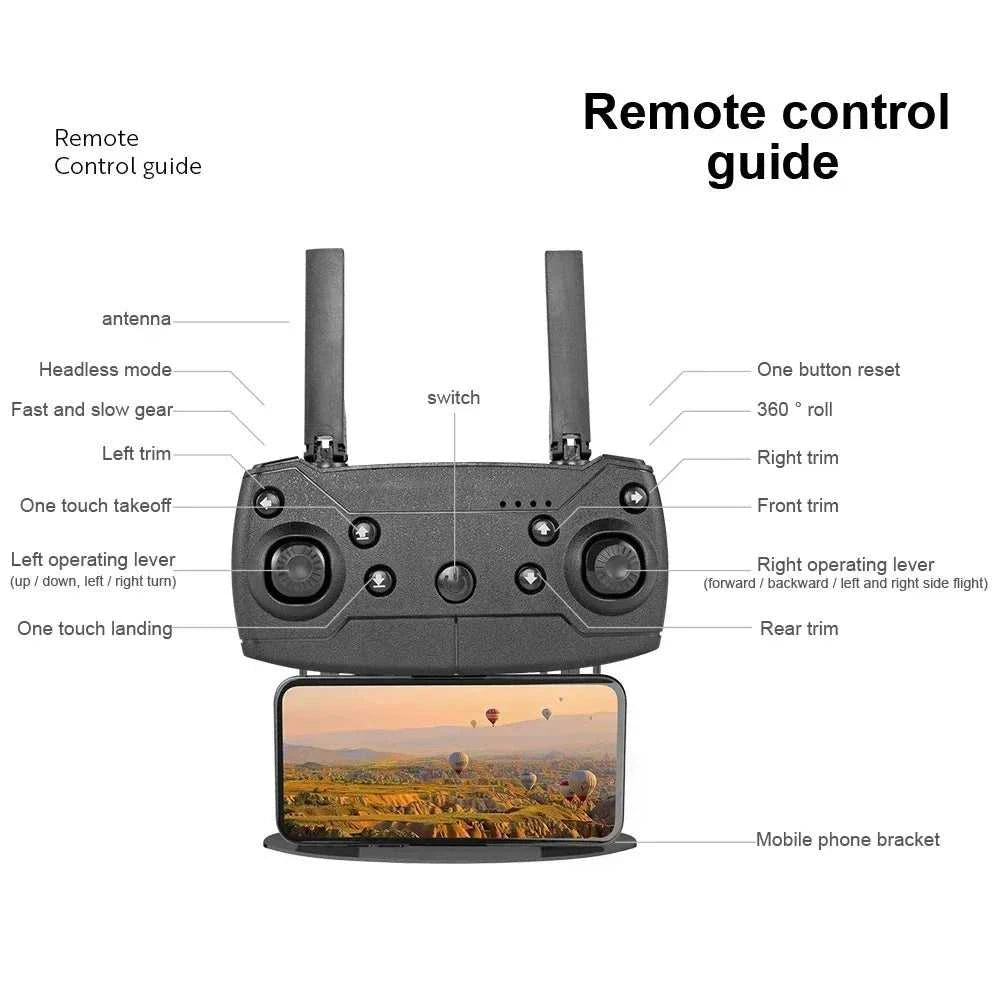New E99Pro RC Drone 4K Professinal With Wide Angle Dual HD Camera Foldable RC Helicopter 5G WIFI FPV Height Hold Apron Sell The jack market .AU The jack market .AU Drones $ 75 14:193#E99-Dual-4K-Bag-Box