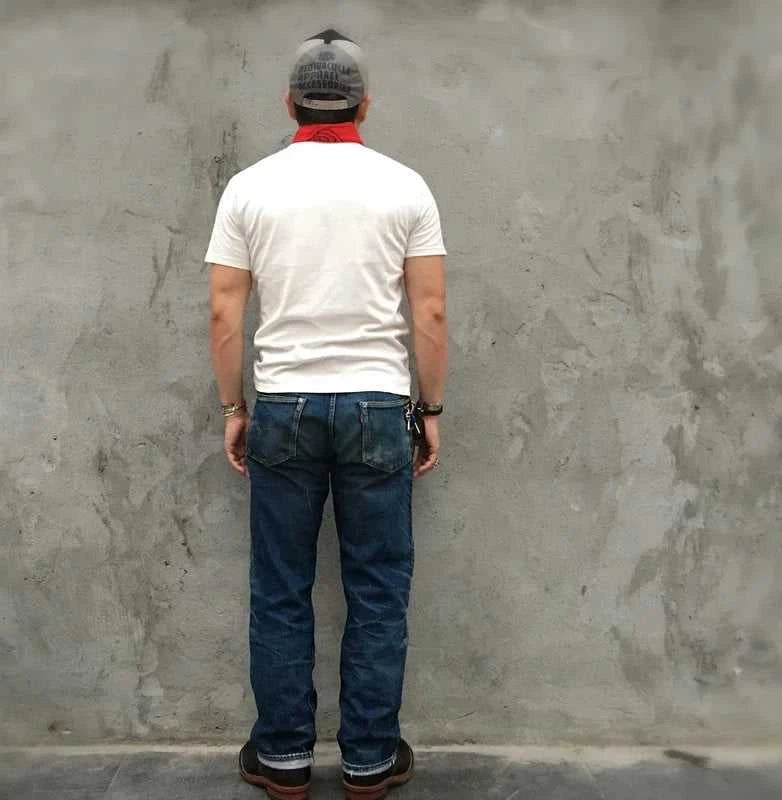 BOB DONG 300gr Basic Tee Shirts Summer Heavyweight Cotton Men's Plain T-Shirts The jack market .AU The jack market .AU Men Fashion $ 49 14:771#White;5:4181#S 36
