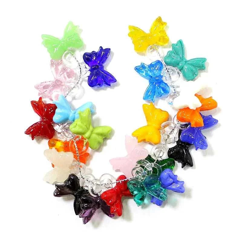 2pcs 23mm Colorful Mini Glass Bow Charms Cute Bowknot Pendant DIY Craft Supplies Perfect Festival Party Gift for Handmade Lovers The jack market .AU The jack market .AU Home $ 22 14:351074#HDJ-265;200007763:201336100;5:200000990#about 2.3x1.7cm 2pcs