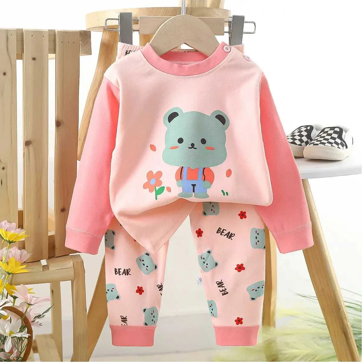 New 2025 Kids Girls Casual Warm Pajamas Cute Cartoon Rabbit Long Sleeve T-Shirt Tops + Pants Baby Autumn Sleepwear Clothing Sets The jack market .AU The jack market .AU Mum & Kids: Essential Products for Every Family $ 35 14:200004889#Style 4;200000463:200661898#12M