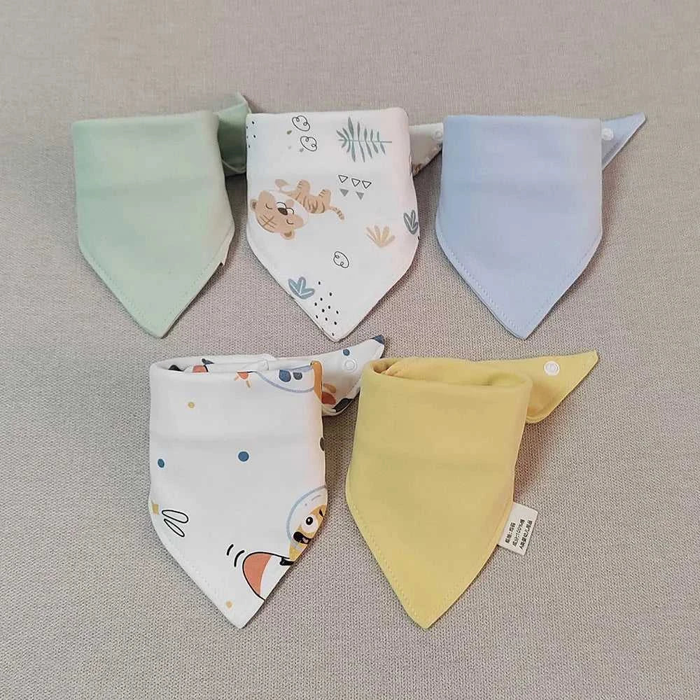 5Pcs/Lot Baby Bandana Bibs Cotton Triangle Double Layer Infant Feeding Burp Cloths Saliva Towel Apron Newborn Accessories The jack market .AU The jack market .AU Mum & Kids: Essential Products for Every Family $ 27 14:173#8;200007763:201336100