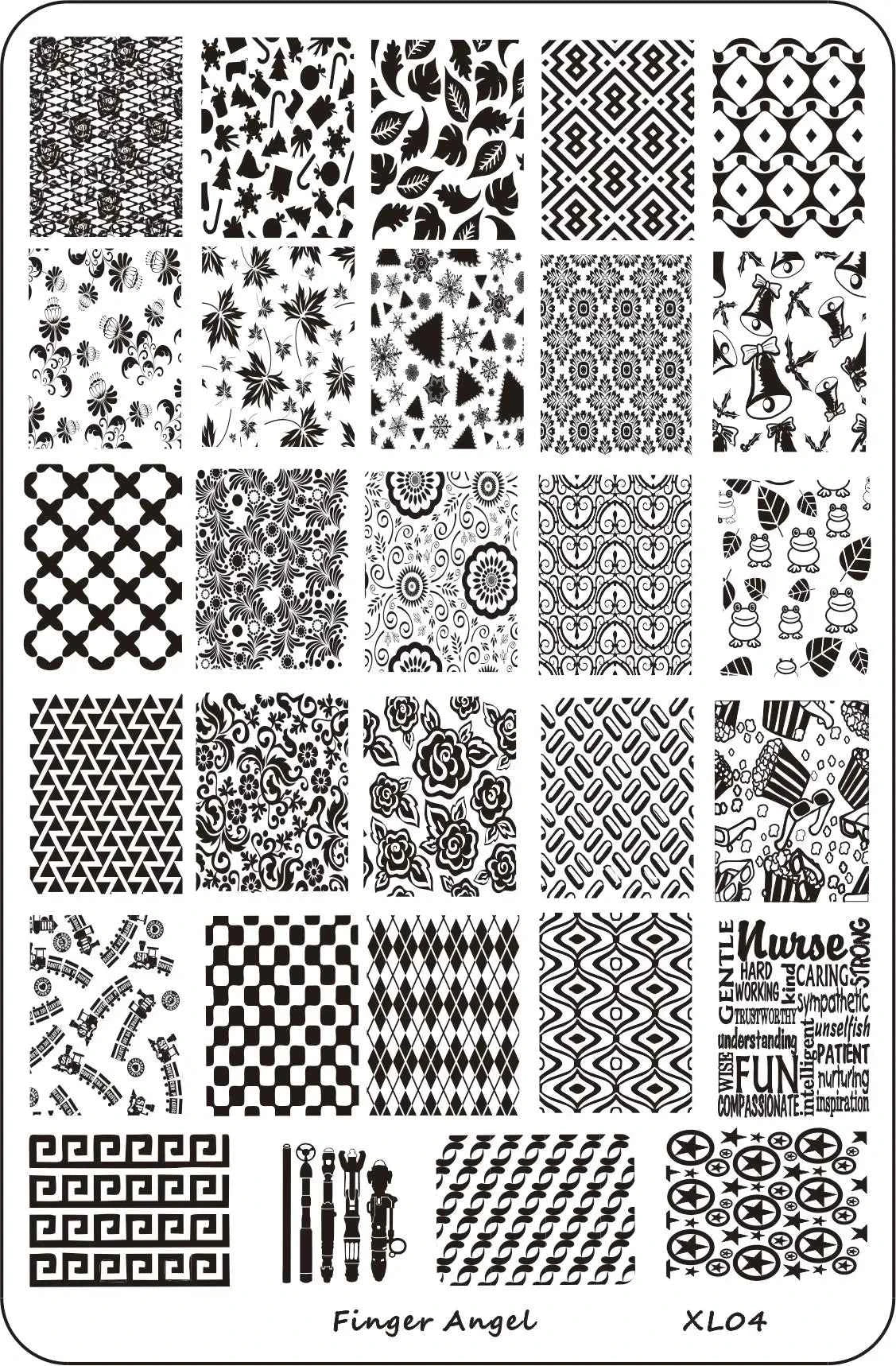 Maple Leaf Nail Stamping Plates - Stunning Autumn & Winter Leaf Designs for Unique Manicures