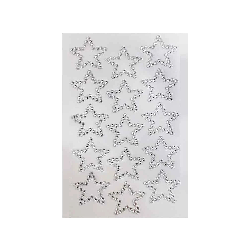 GlamSpark 3D Waterproof Rhinestone Face Jewelry Stickers - Self-Adhesive Pearl Eye Makeup Decor