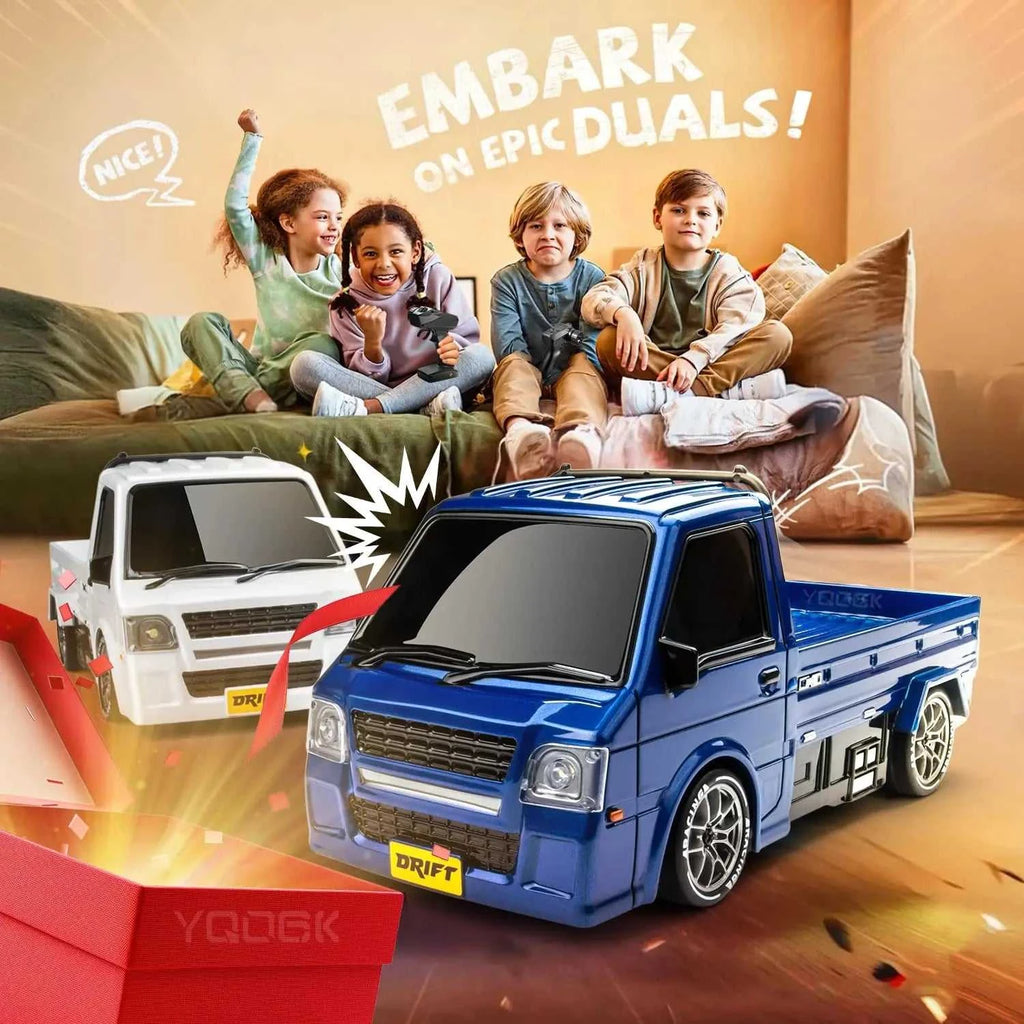 1/24 Remote Control Drift Car, 2.4GHz 20km/h Four-Wheel Drive High-Speed Remote Control Truck, Drift Tires & Dual Battery Racing The jack market .AU The jack market .AU Little Wonders $ 83 14:173
