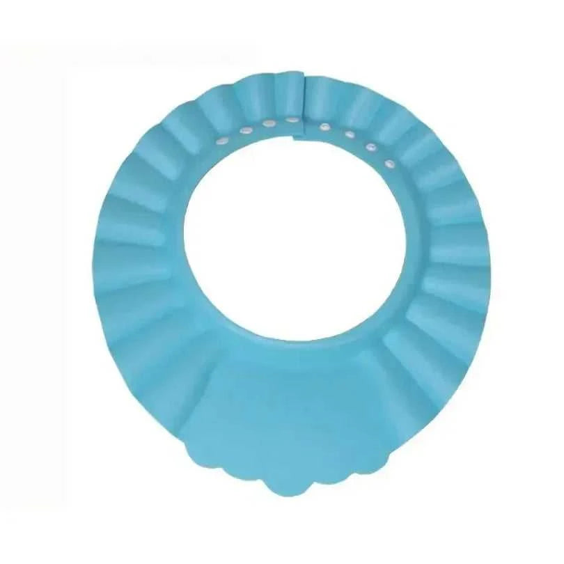 Adjustable Baby Bath Cap with Visor Hat - Waterproof Shower Protection Shampoo Splashguard Hair Wash Shield for Infants