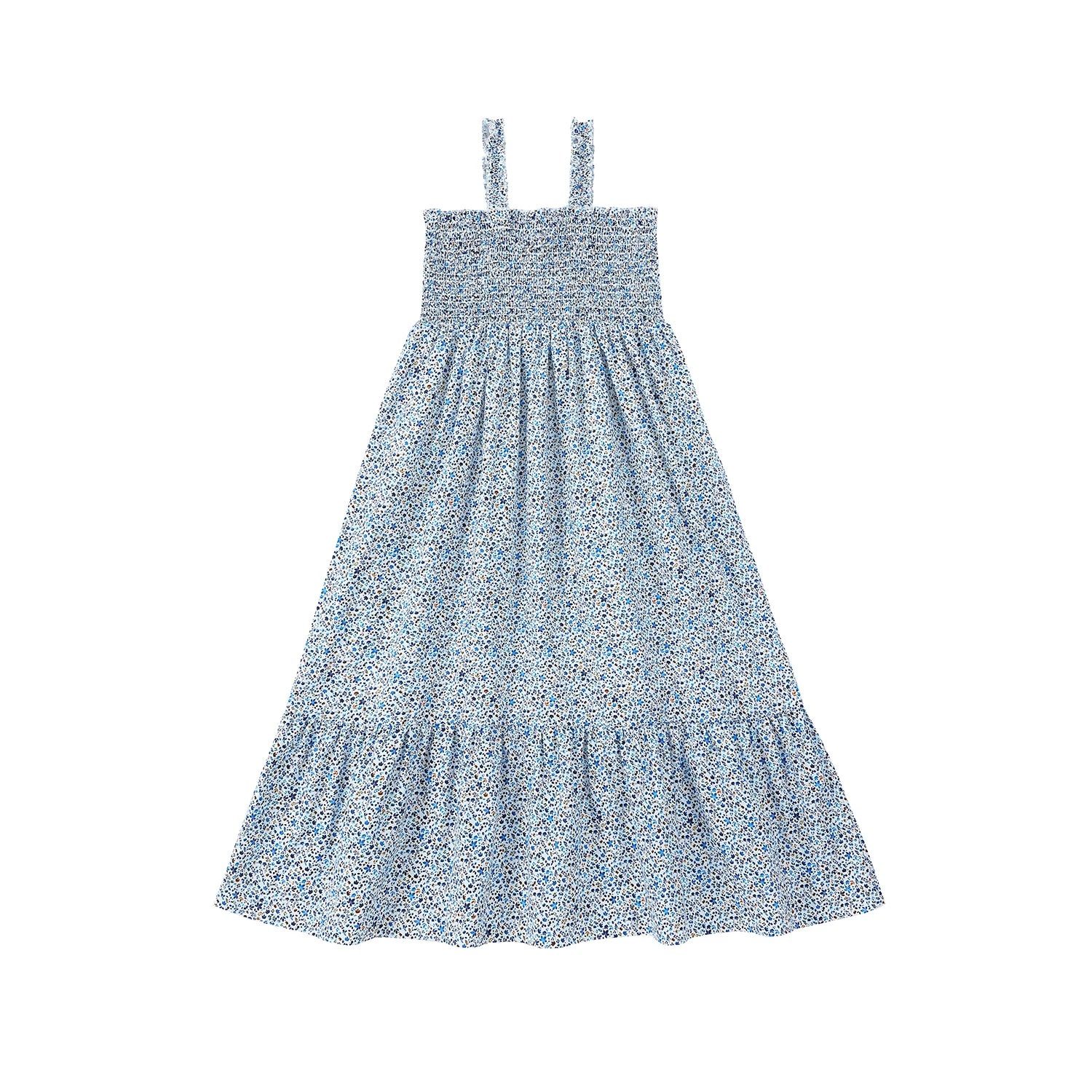 AS Robe Girls' Floral Collar Dress - Cute Matching Baby Set for Sisters