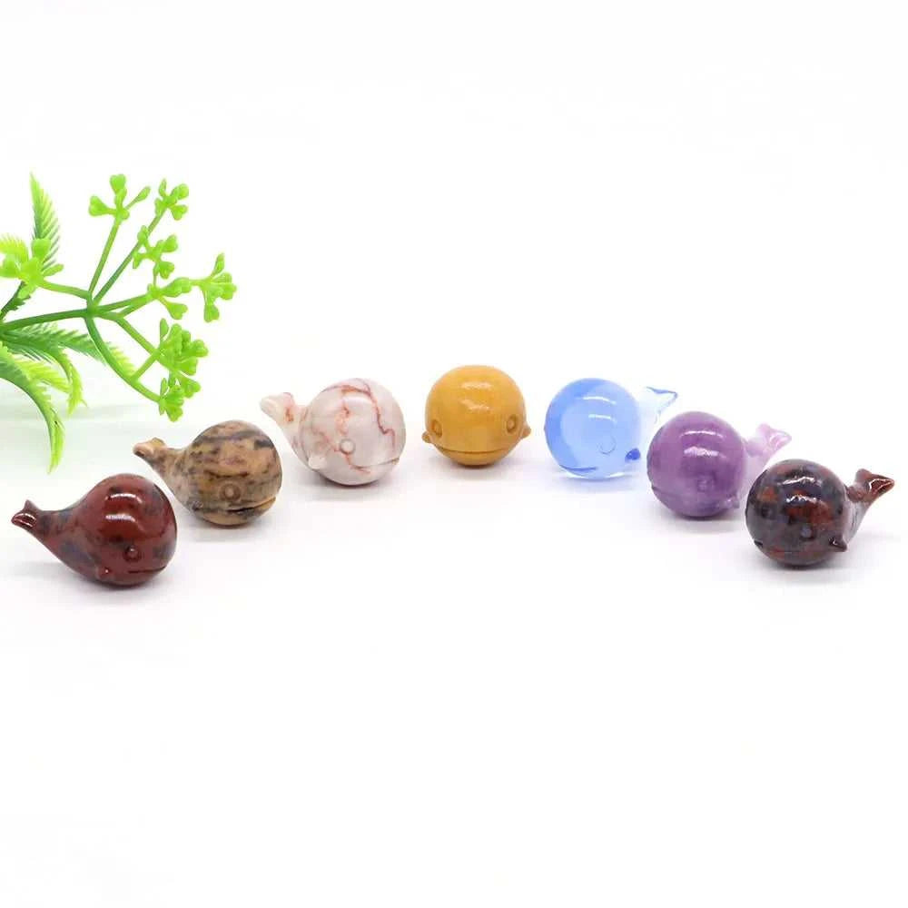 1.2" Mini Cute Whale Statue Natural Stone Crystal Carved Healing Animal Figurine Reiki Gemstone Crafts Home Decoration Wholesale The jack market .AU The jack market .AU Home $ 27 14:350851#Leopard Skin Jasper;5:200000990#1 pc