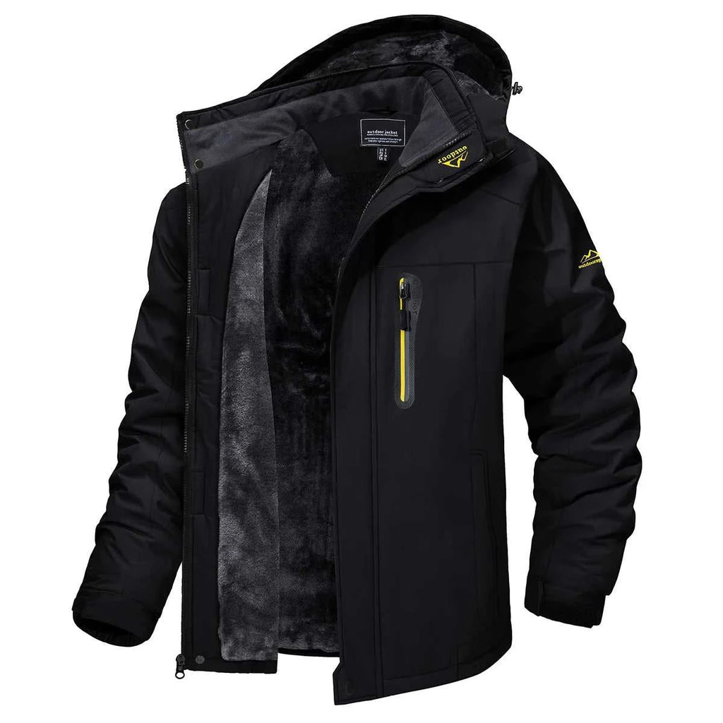 TACVASEN Men's Waterproof Ski Jacket Fleece Lining Warmth Parka Winter Snow Working Outdoors Hooded Coat Rain Shell Windbreaker The jack market .AU The jack market .AU Men Fashion $ 76 14:771#Blue;5:361385#CN 4XL (US L)
