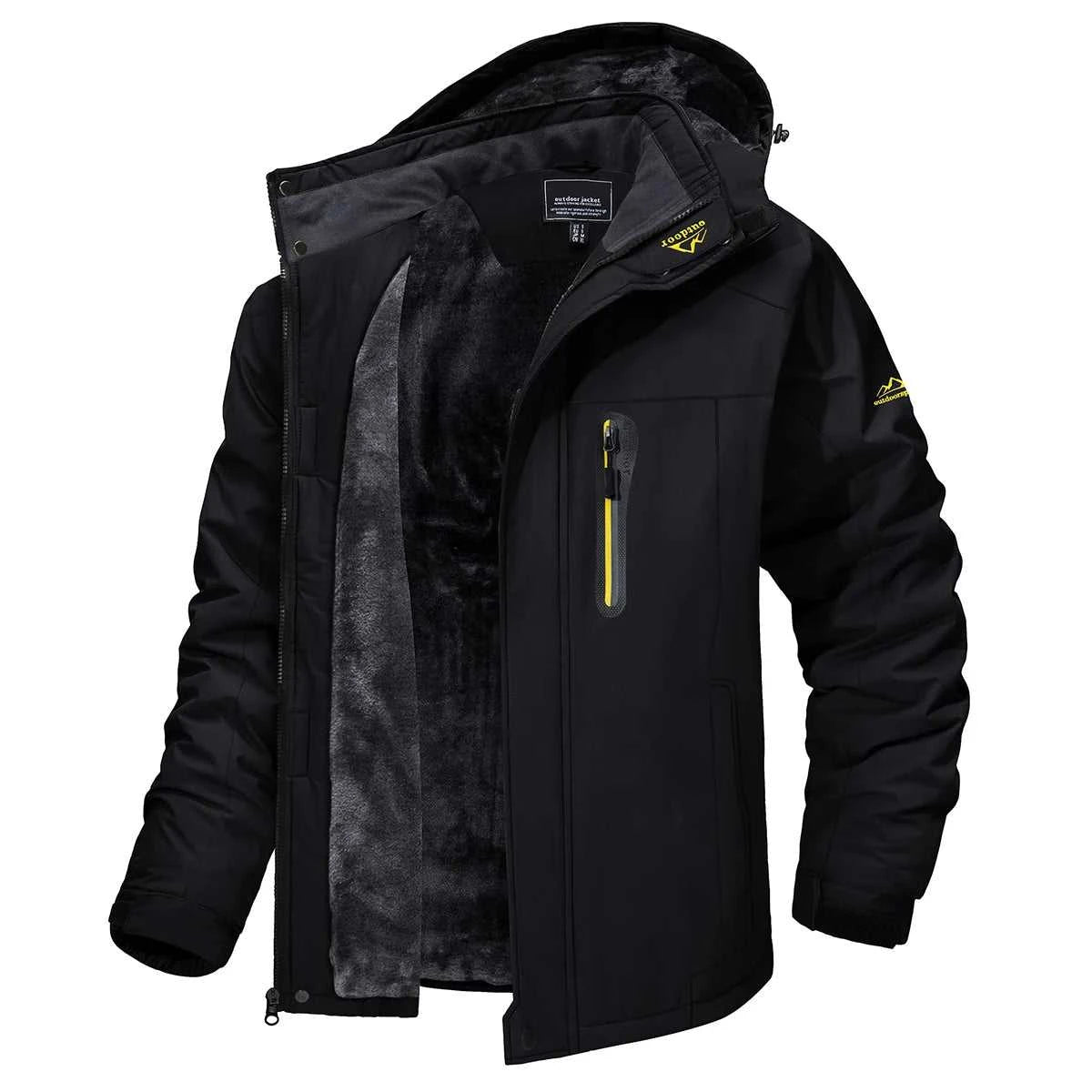 TACVASEN Men's Waterproof Ski Jacket Fleece Lining Warmth Parka Winter Snow Working Outdoors Hooded Coat Rain Shell Windbreaker The jack market .AU The jack market .AU Men Fashion $ 76 14:771#Blue;5:361385#CN 4XL (US L)