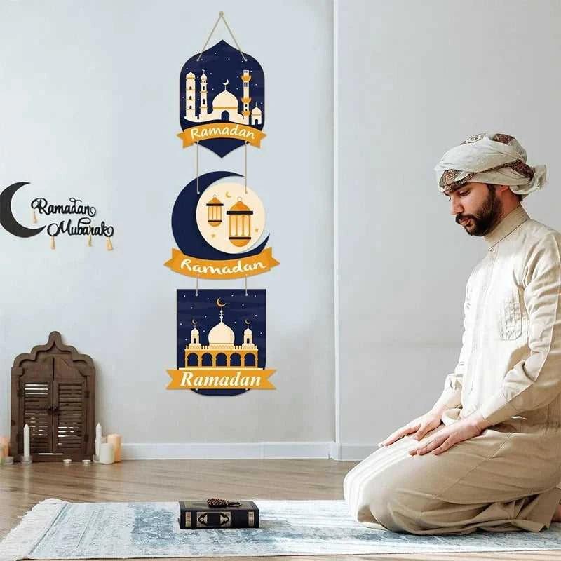 Eid Mubarak Door Hanging Flag Kareem Ramadan Decor for Home 2025 Ramadan Mubarak Islamic Muslim Party Decor Happy Eid Al Adha The jack market .AU The jack market .AU Home $ 20 14:202418806#paper door hanging 3
