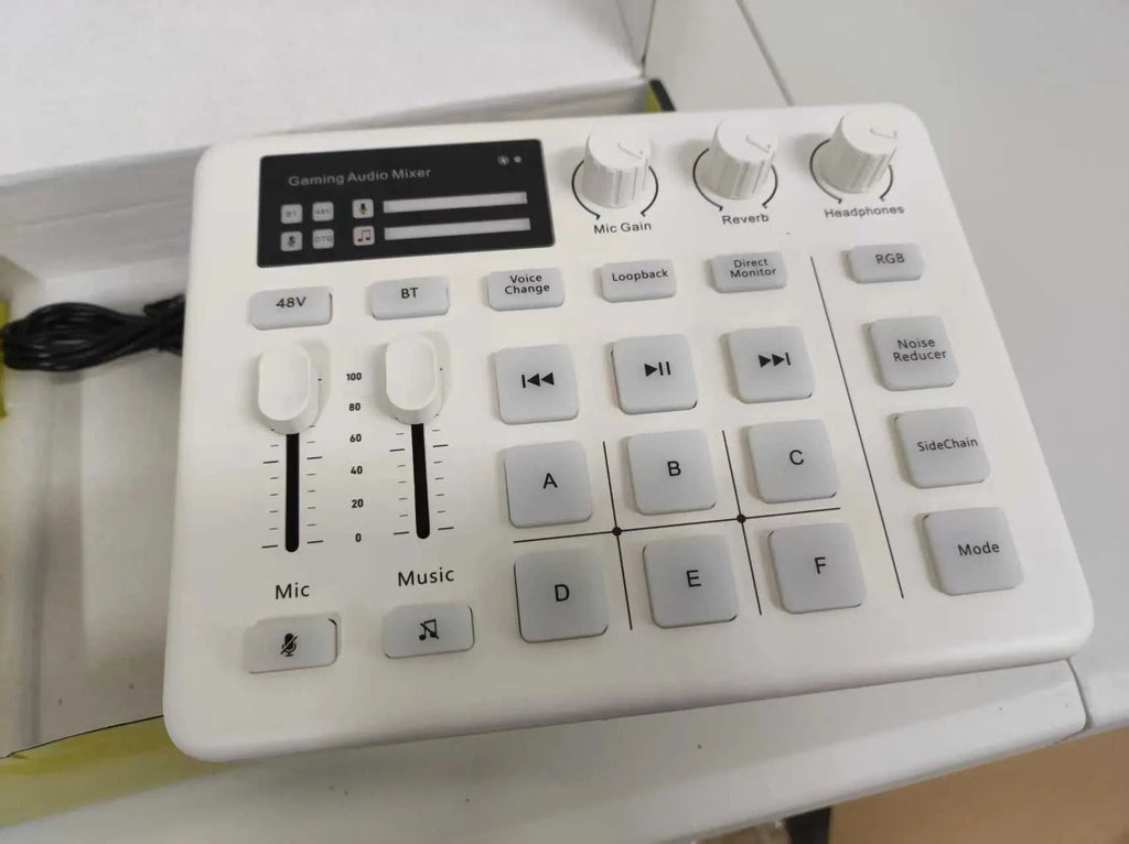 Live Sound Card with DJ Mixer Effects Audio Interface Voice Changer BT compatible Stereo Audio Mixer for LIVE Streaming F998 The jack market .AU The jack market .AU Accessories Electronics $ 157 14:200004870#Black and 2 vhf mics