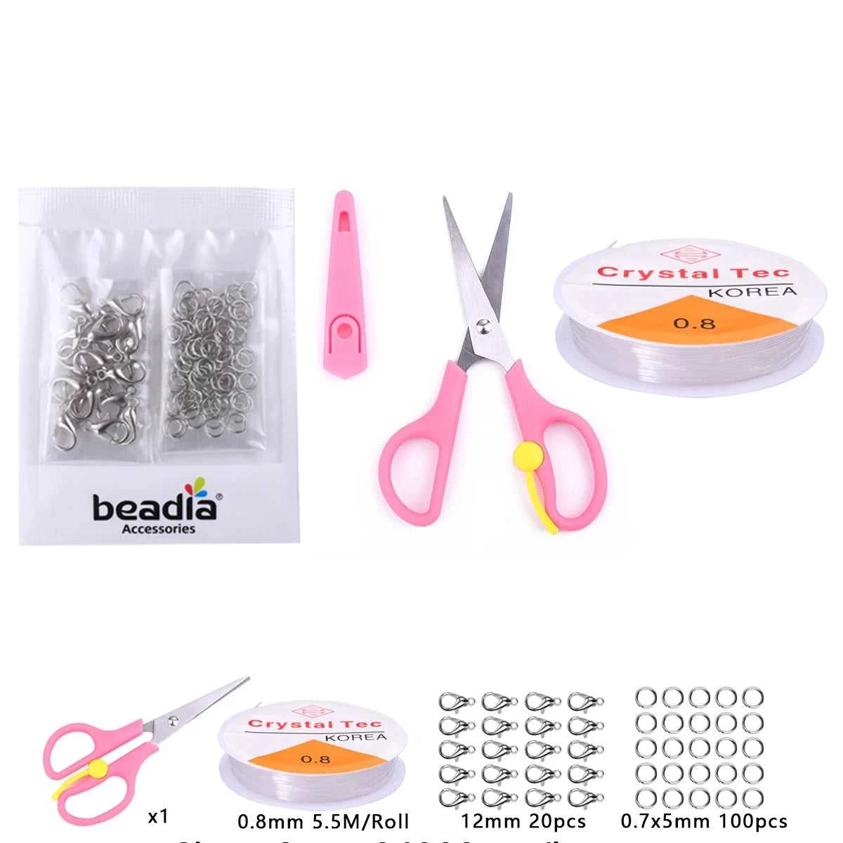 2–4mm Glass Rice Beads Kit 15–24 Grids, 15g/Grid 4000–24000pcs with Lobster Clasps & Cord for DIY Jewelry, Bracelets & Neckla The jack market .AU The jack market .AU Jewellery & Chains $ 76 14:29#BDH136-01