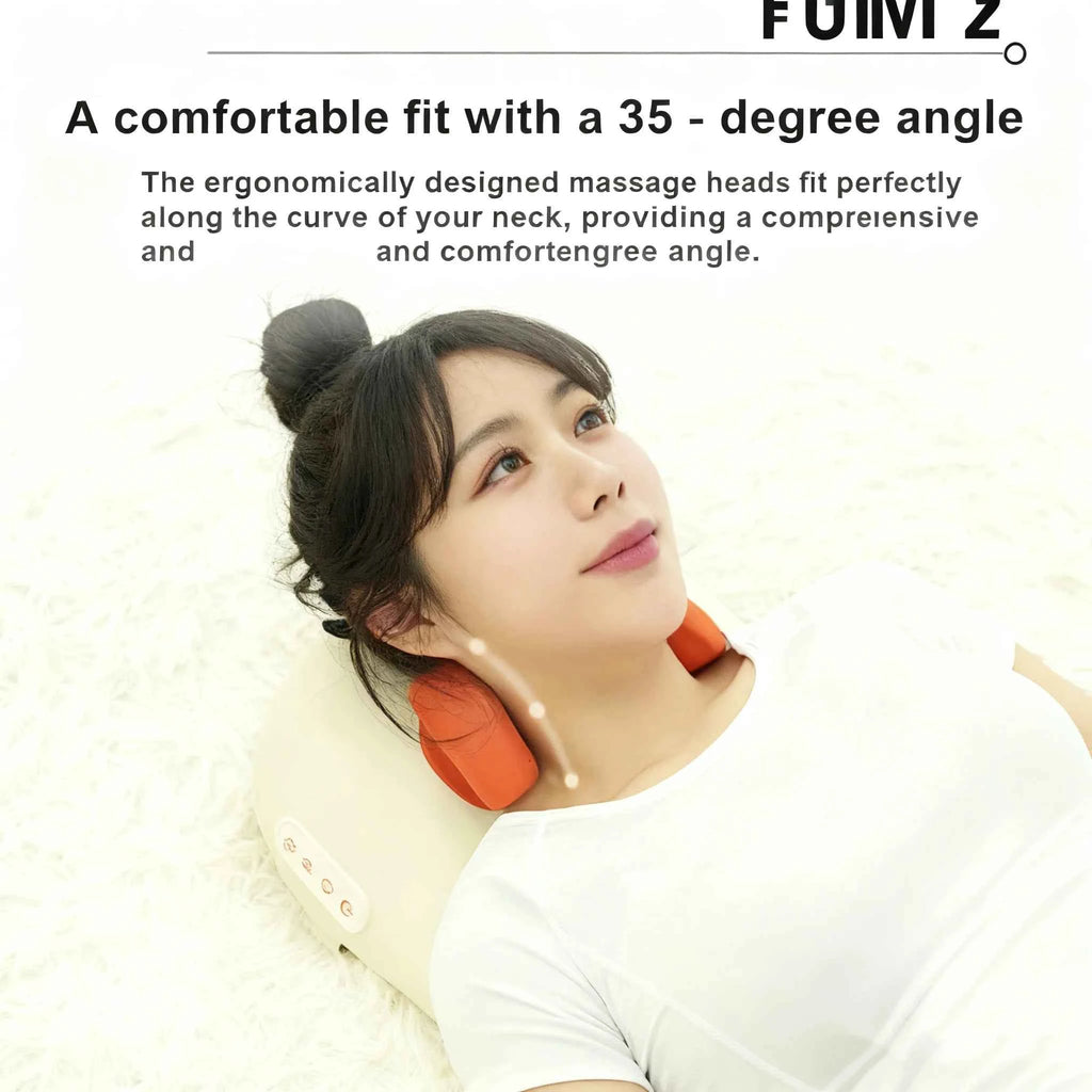 SPA Portable Wireless Neck & Shoulder Massager – Super Strong, Warm & Cozy Pillow for Ultimate Relaxation