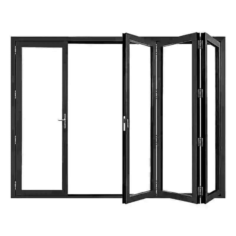 Sliding Folding Door Modern Waterproof Glass Bifold Door for House Thermal Break Aluminum Accordion Type Folding Door The jack market .AU The jack market .AU Home $ 186 14:193#Color sample