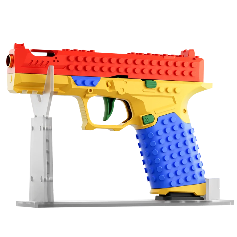 G17 Pistol Shell Throwing Continuous Firing Blowback Soft Bullet Gun Empty Hanging Birthday Gift