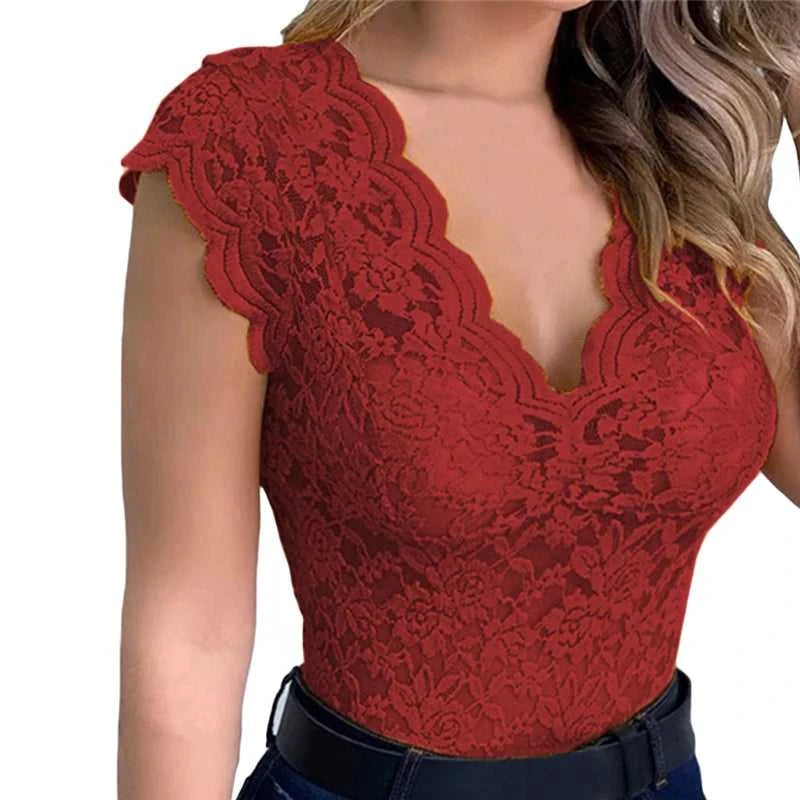 Women Tops Summer Sexy Lace Crochet Cardigan Casual Solid Color Trend Lace Hollow Out Top For Ladies The jack market .AU The jack market .AU Woman Fashion $ 51 14:10#Wine Red;5:100014064