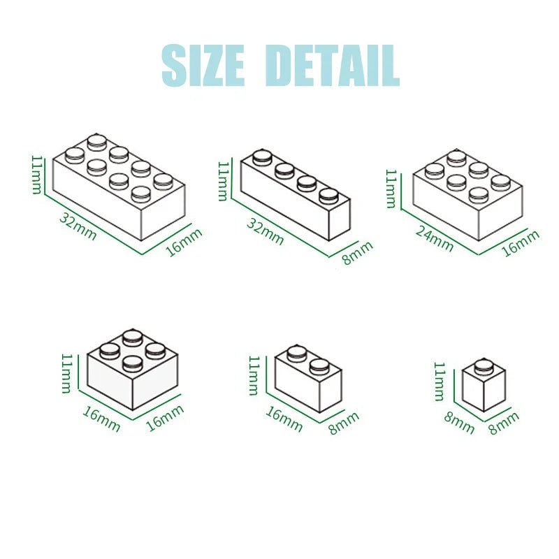 MOC 10PCS 27925 Tire Round 2x2 Building Blocks Kit Corner Plate Board Bricks Educational Particle Toys Children Birthday Gifts