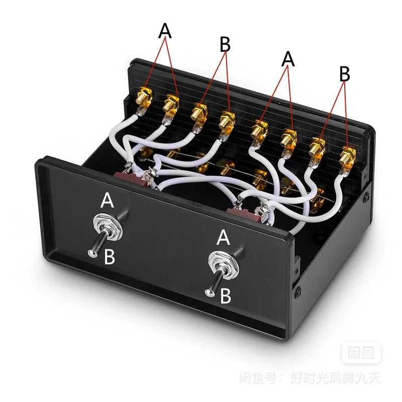 2 pairs of speaker switcher / A-B amplifier switcher Two in two out amplifier speaker switch Two-channel power amplifier switch The jack market .AU The jack market .AU Accessories Electronics $ 130 14:193