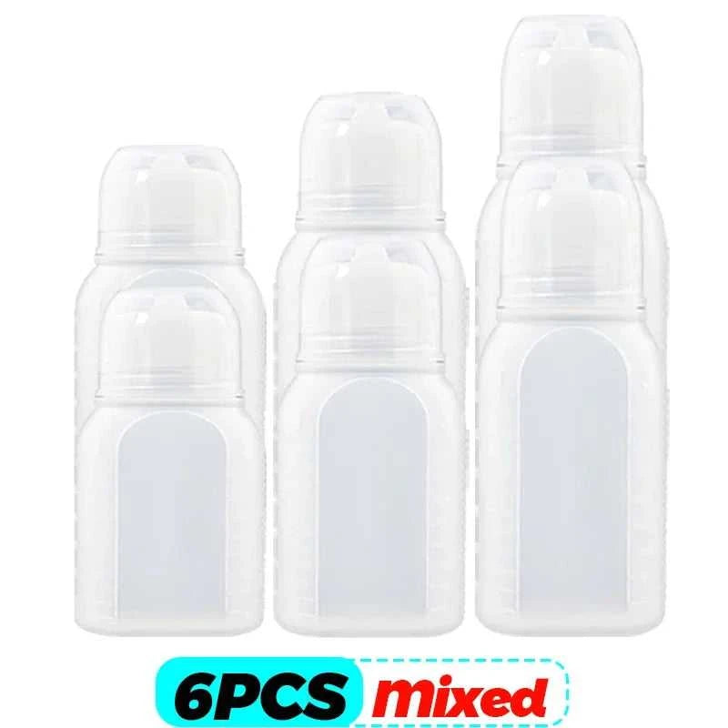 Clear Condiment Squeeze Bottles Honey BBQ Sauces Salad Oil Ketchup Dispenser Container with Scale Seasoning Bottle Kitchen Tool The jack market .AU The jack market .AU Home $ 40 14:193#Mixed-18pcs