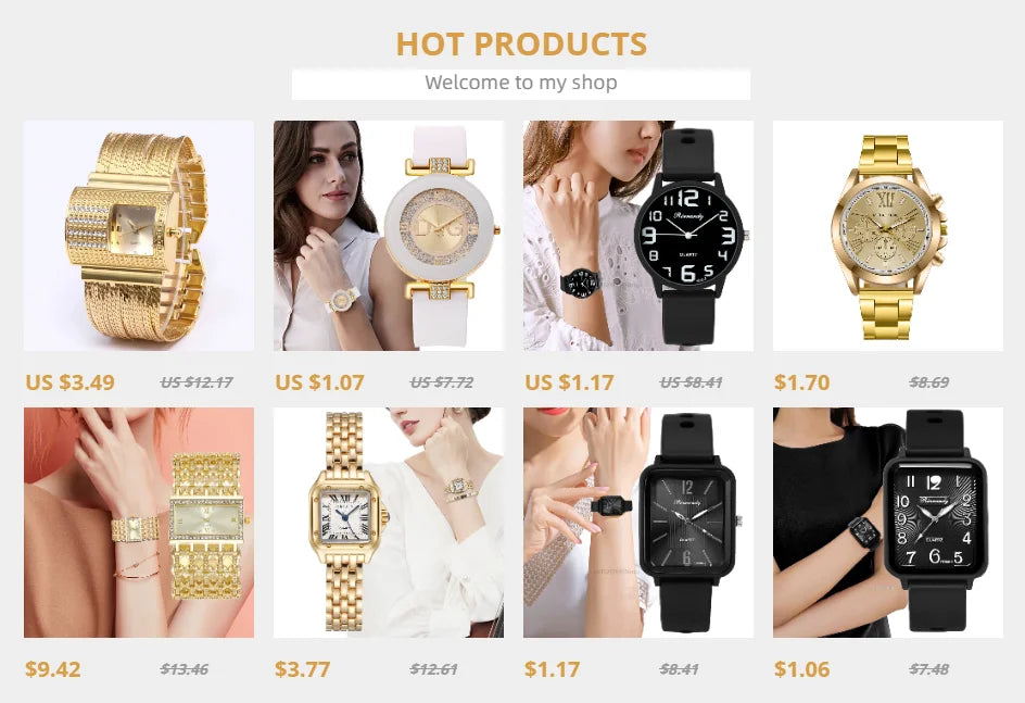 Luxury Golds Ladies Square Diamond Watch - Elegant Stainless Steel Quartz Timepiece for Fashion-Forward Women