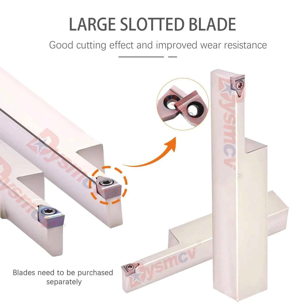 CNC Masters Premium Lathe Tool Holder | MTEHR MTEHL2525/2020/3232 | Deep Grooving & Large Cutting Precision