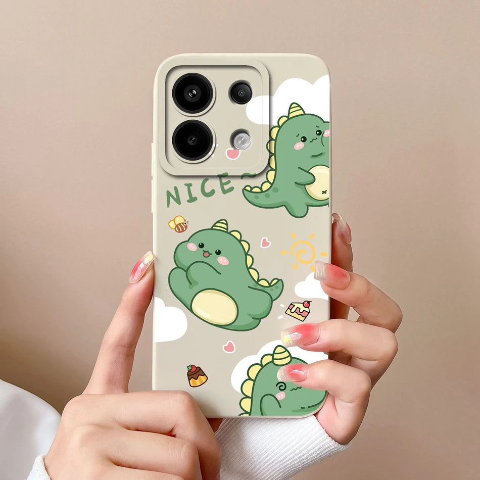 Xiaomi Poco X6 Pro Anime Silicone Case - Full Protection & Shockproof Design for Ultimate Style & Durability