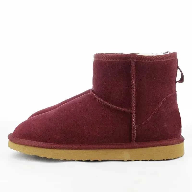 New Fashion Australia Classic Women Snow Boots Ladies Cowhide Leather Ankle Boots Cow Suese Faux Fur Warm Winter Boots No Logo The jack market .AU The jack market .AU Step Up Your Style: Trendy Shoes for Every Occasion! $ 93 14:1052#Grape Purple;200000124:100010482