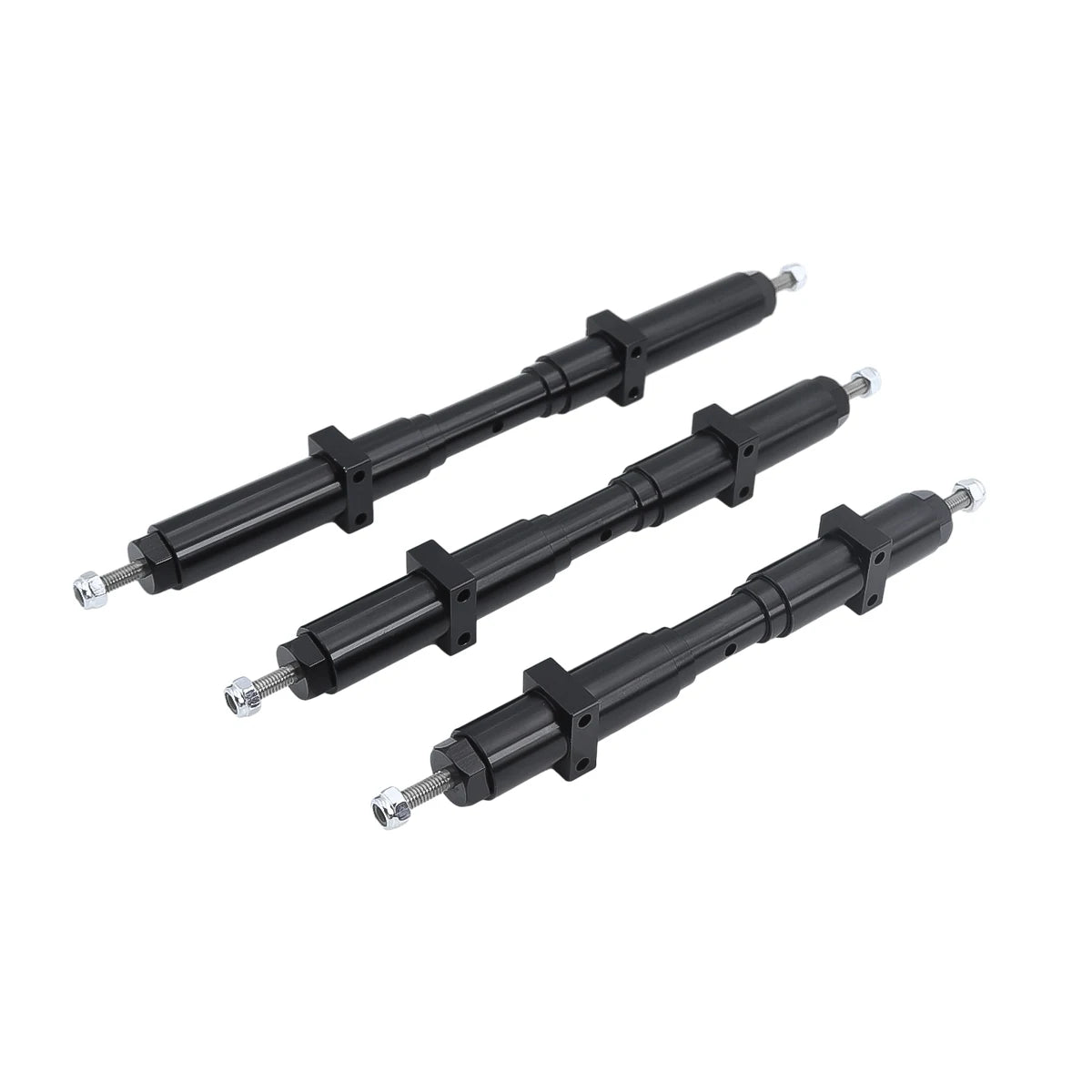 CNC Metal Unpowered Rear Axle 133.5mm/155mm/182mm For 1/14 Tamiya Tractor Trailer Truck 1/10 RC Car DIY Parts Upgrades