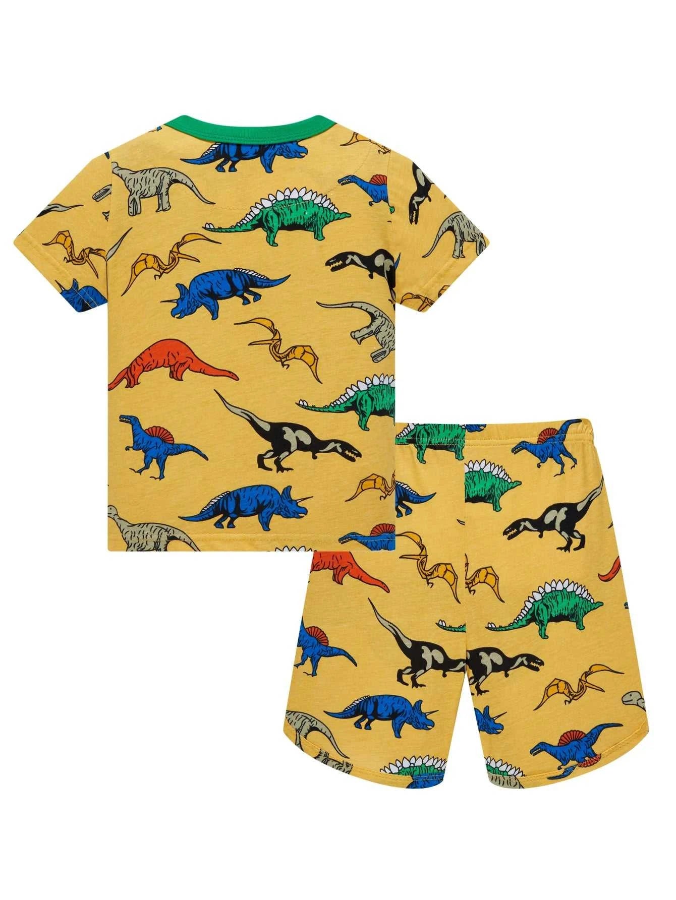 Summer Dinosaur Pajamas Set for Boys Short Sleeve Shorts 100% Cotton Soft Breathable Pjs Kids Sleepwear Age 1-8 Years 2PC The jack market .AU The jack market .AU Mum & Kids: Essential Products for Every Family $ 29 14:350850#P1032D-1;200000463:200661898#2-3years