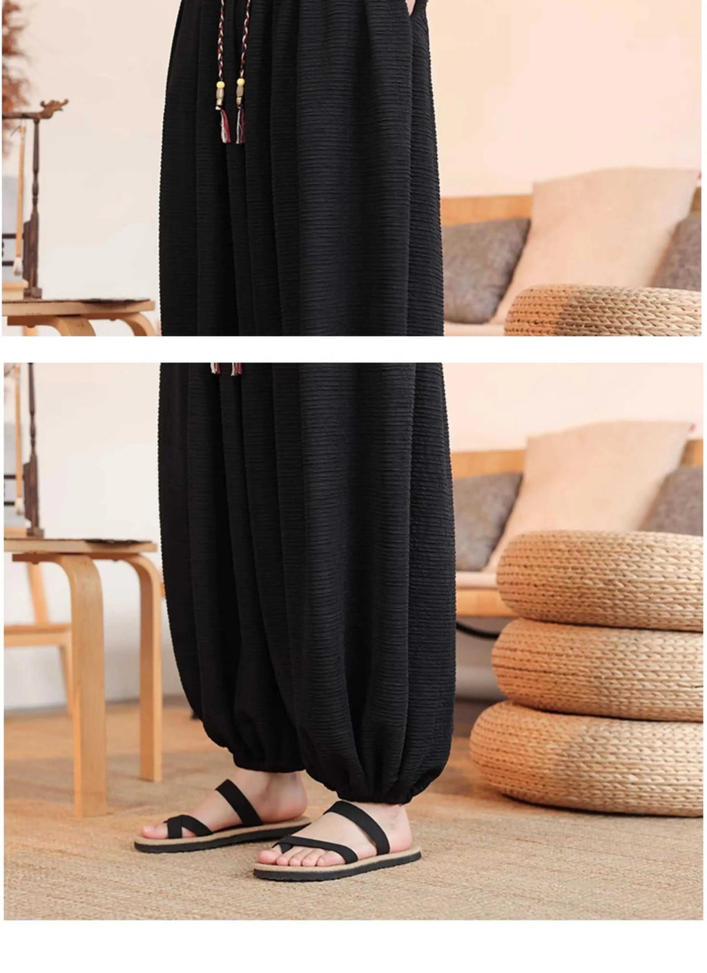 Summer Wide Leg Pants Men's Solid Color Casual Japanese Styles Harun Pants Men Fashion Loose Harajuku Lantern Trousers Plus Size The jack market .AU The jack market .AU Men Fashion $ 61 14:193#Red;5:361386#Asian M 50-60KG