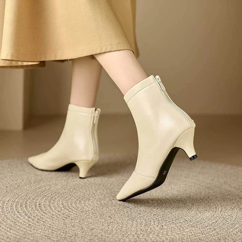 Pointed Toe Women Ankle Boots Ladies Slim Short Shoes Low Heels Party Dress Kitten Heel Booties Winter Autumn Zapatos Mujer The jack market .AU The jack market .AU Step Up Your Style: Trendy Shoes for Every Occasion! $ 100 14:771;200000124:100010487
