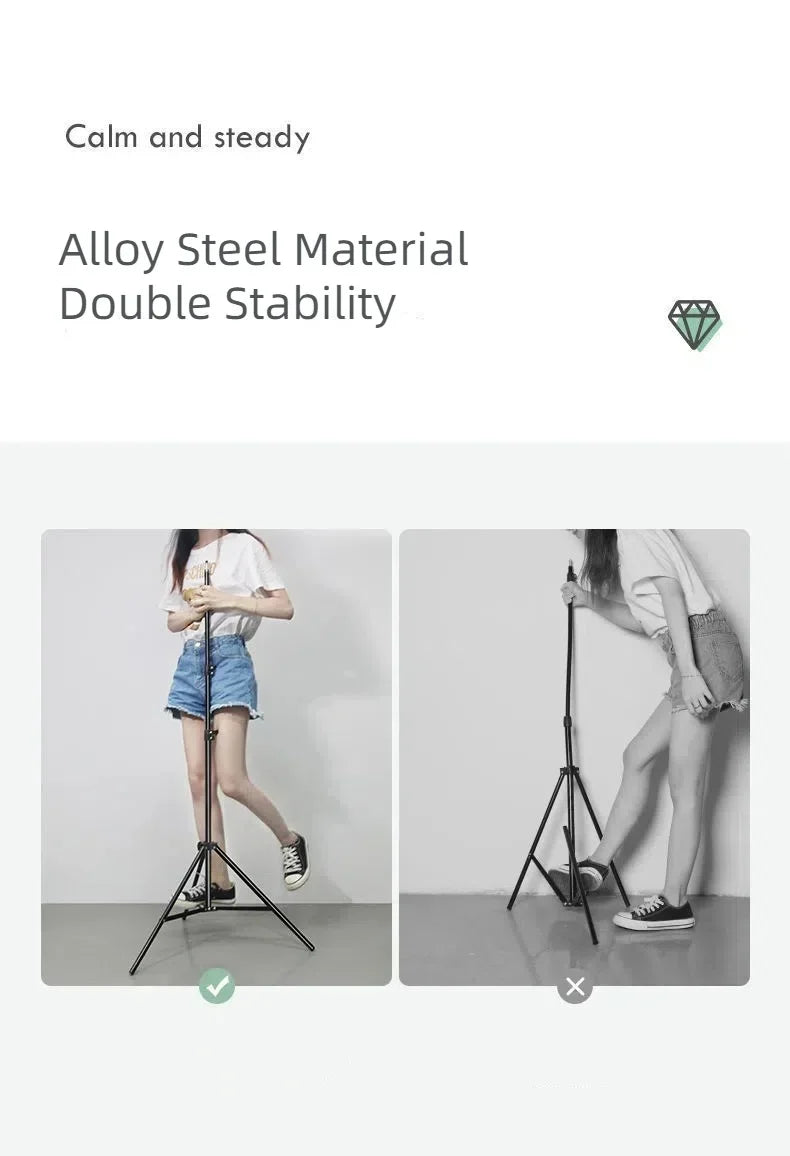 Metal Aluminum Alloy Light Stand Tripod for Photo Studio Softbox Video Flash Reflector Lighting Background Stand 55cm/160cm