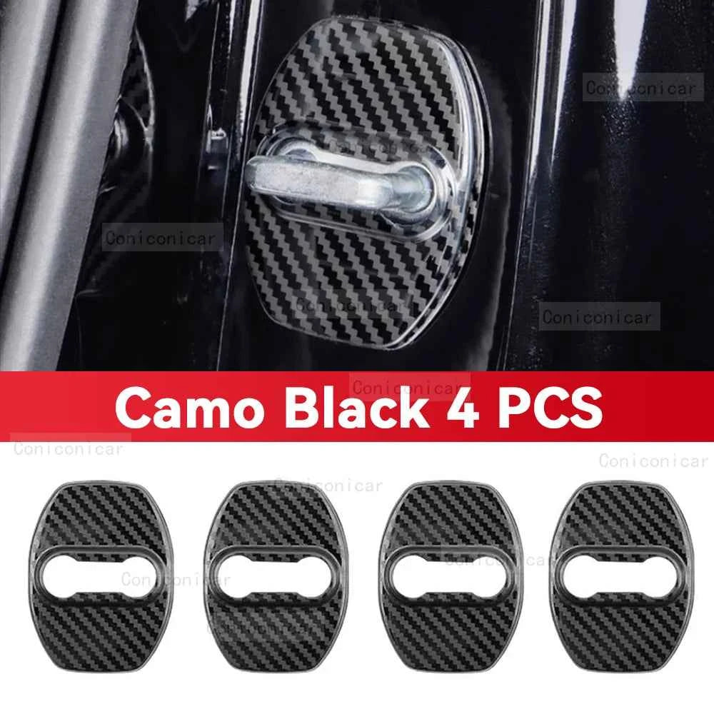 GMC Sierra 2015-2023 Stainless Steel Door Lock Protector | Anti-Rust Buckle Cover & Stylish Accessory