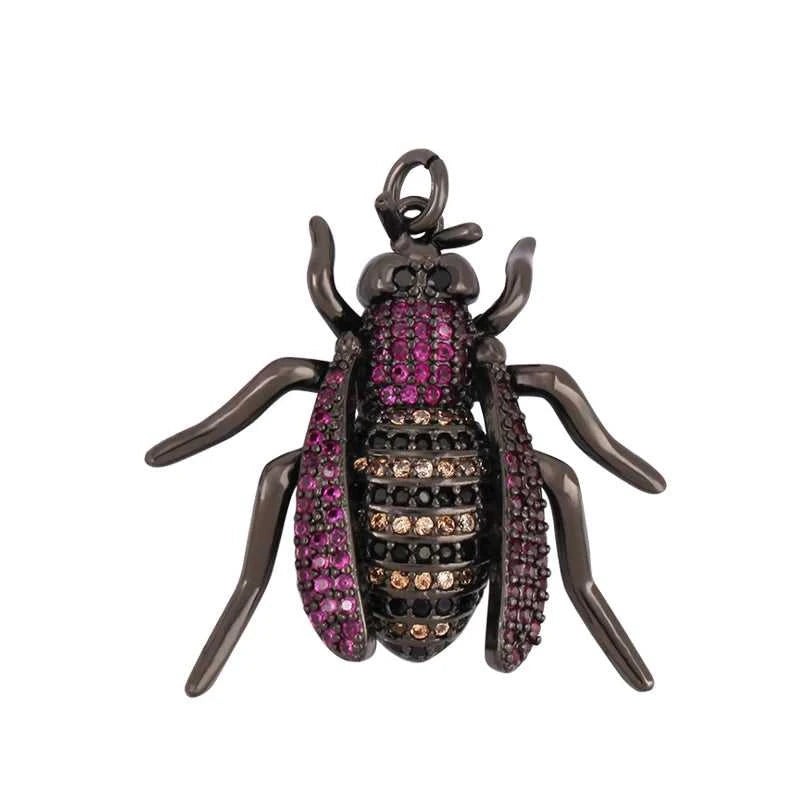 Colourful Fly Bee Ladybird Insect Charm Paved with Rainbow Cubic Zirconia,18K Gold Plated Jewelry Making Hand Craft Material M75 The jack market .AU The jack market .AU Jewellery & Chains $ 63 14:29#M750426-Gold;200007763:201336100