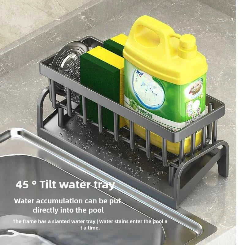 Kitchen Stainless Steel Sink Drain Rack Sponge Storage Faucet Holder Soap Drainer Towel Rack Shelf Organizer The jack market .AU The jack market .AU Home $ 62 14:200006151#A-gray;200007763:201336100
