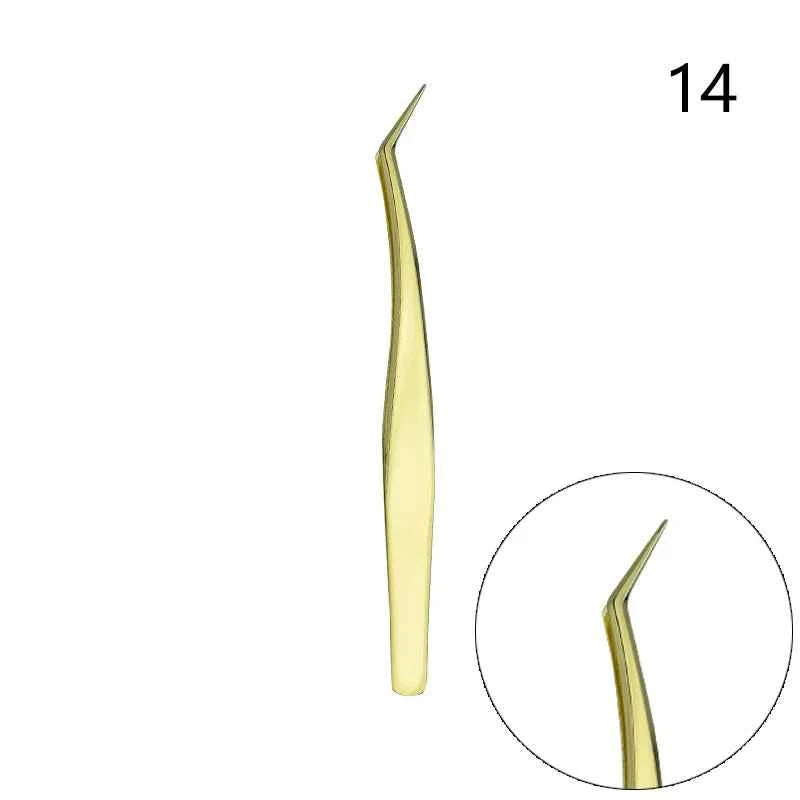 LuxeLash Anti-Slip Precision Tweezers | Curved & Straight Tips for Flawless Lash Extensions & Nail Art