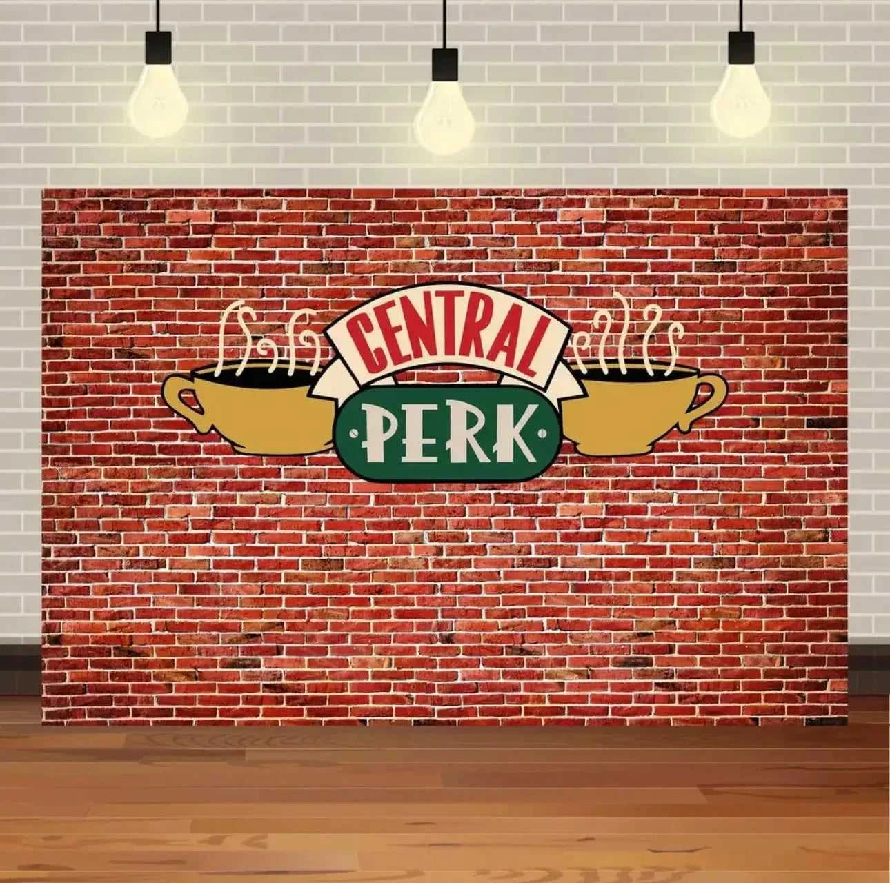 Red Brick Wall Theme Party Custom Backdrop Decorate Central Perk Friend Tv Show Retro Pub Sofa and Coffee Photography Background The jack market .AU The jack market .AU Home $ 57 14:200006153#JH 55-7;5:4182#270X180CM