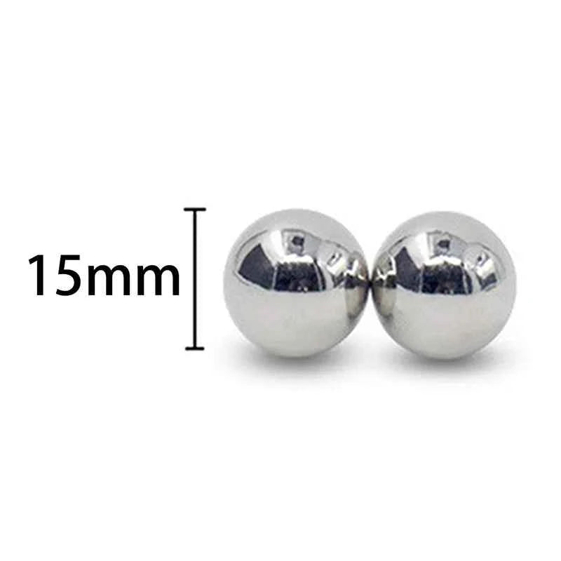 LM Magnetic Nipple Clamps - 2pcs Non-Piercing Strong Bondage Balls for Couples - Explore Your Sensuality