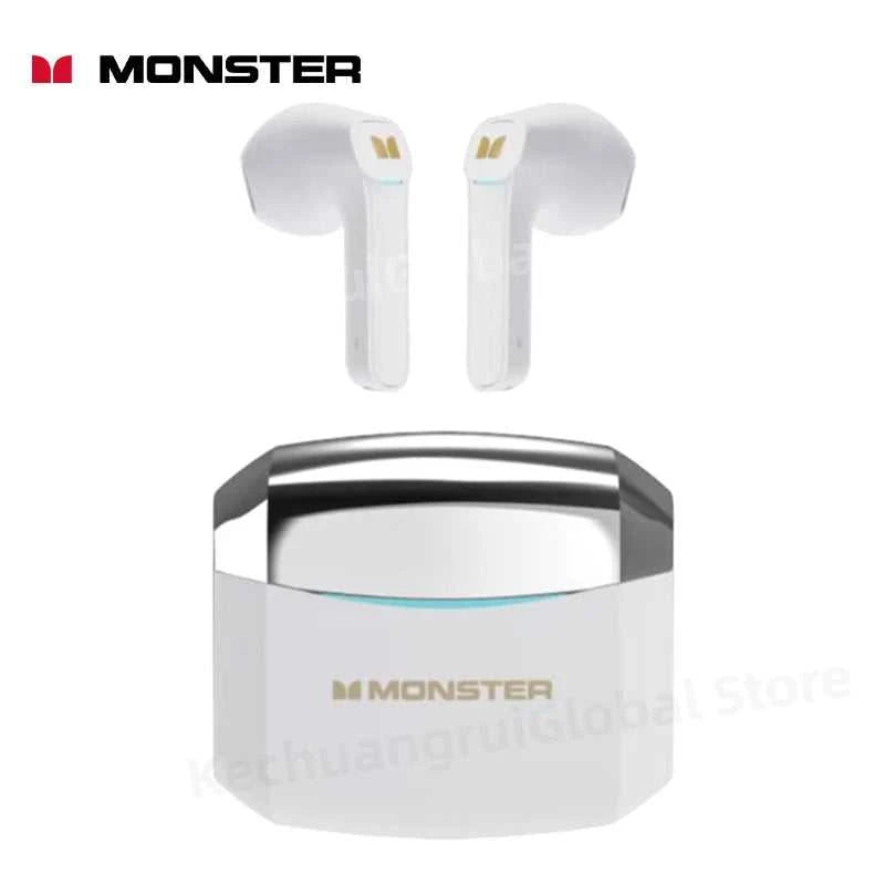 Monster GT06 Wireless Bluetooth 5.1 Headphones TWS Gaming Earbuds Noise Reduction Sports Earphones With Mic Long standby 450mAh The jack market .AU The jack market .AU Accessories Electronics $ 72 14:10#Black