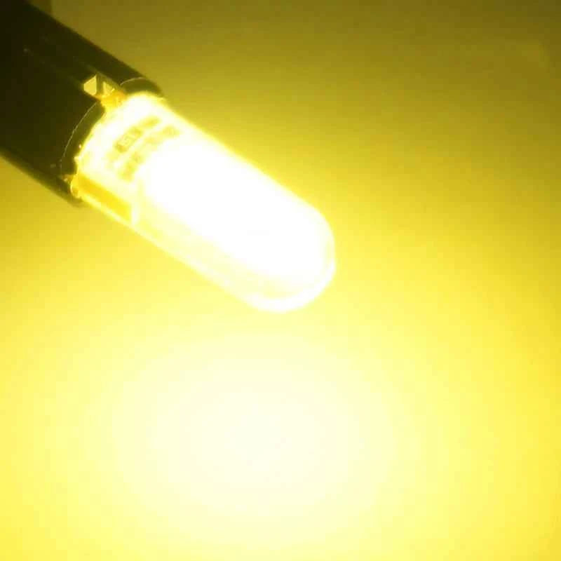 10/20/30/50 PCS T10 W5W LED Bulb For Car Interior Dome Reading Maps Trunk License Plate Side Lights 12V COB 7000K White Red Blue