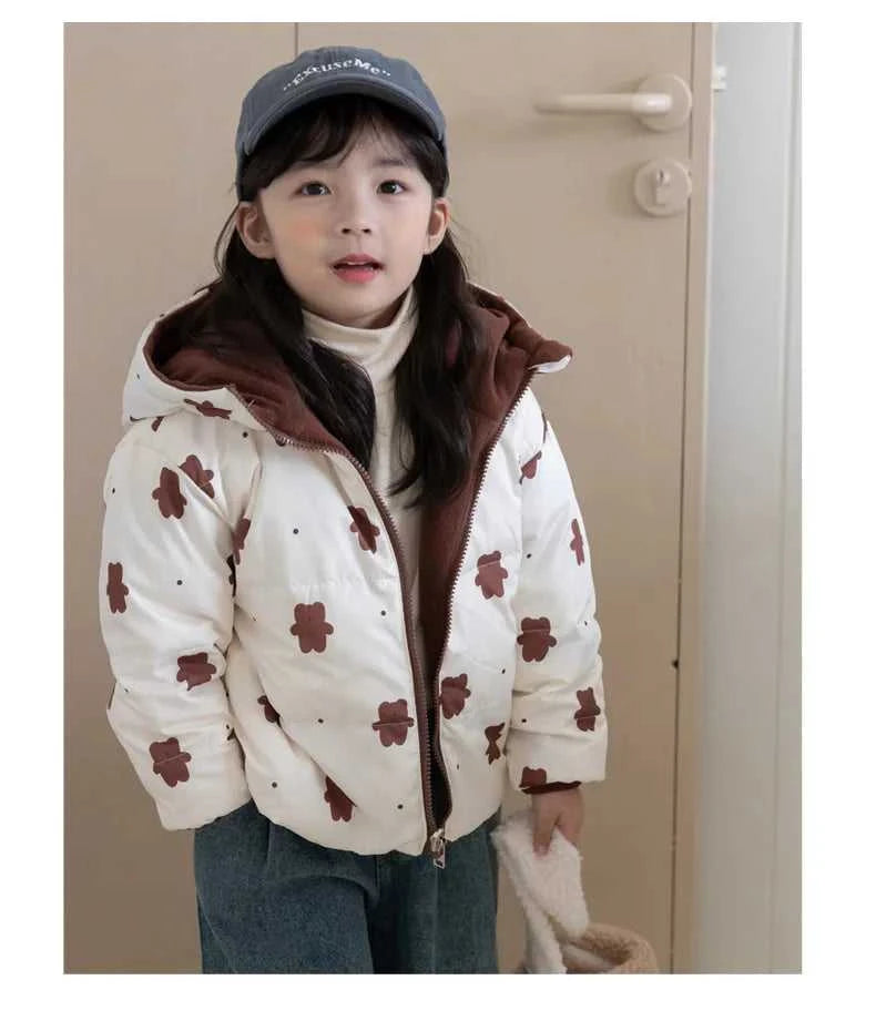 New Double-sided Down Cotton Jacket with Hooded Jacket for Children's Thickened Plush Children's Short Jacket The jack market .AU The jack market .AU Mum & Kids: Essential Products for Every Family $ 52 14:771#1;200000463:200004188