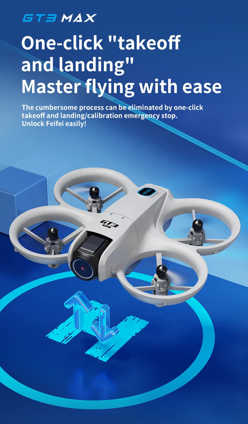 GT3 Max RC Drone 8K 5G 2.4G GPS Professional HD Aerial Photography Remote Control Aircraft HD Dual Cameras Quadcopter Toys Gifts