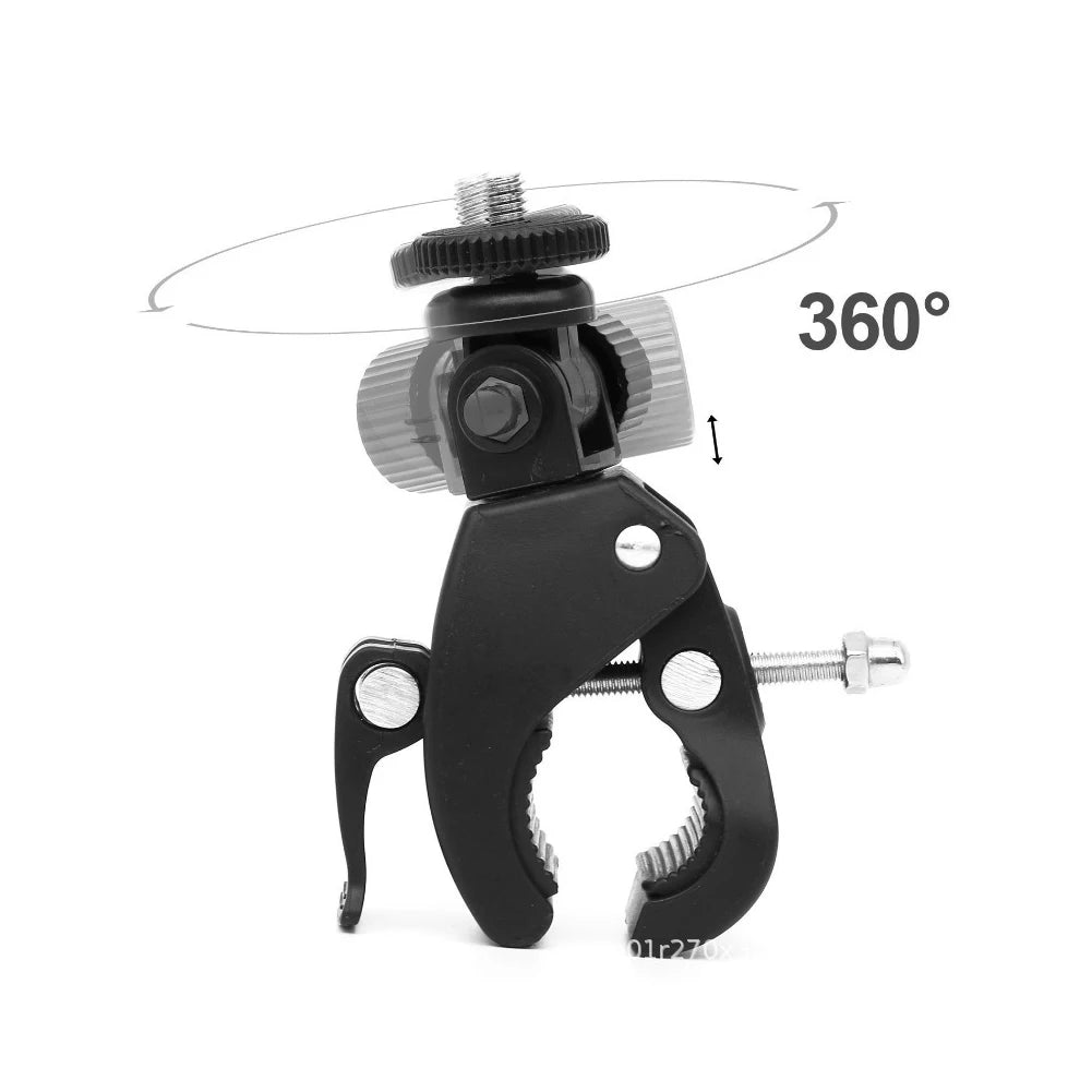 Motorcycle Invisible Selfie Stick Bicycle Monopod Handlebar Bracket for Insta360 X5/X4/X3/dji osmo 360 Action Camera Accessory