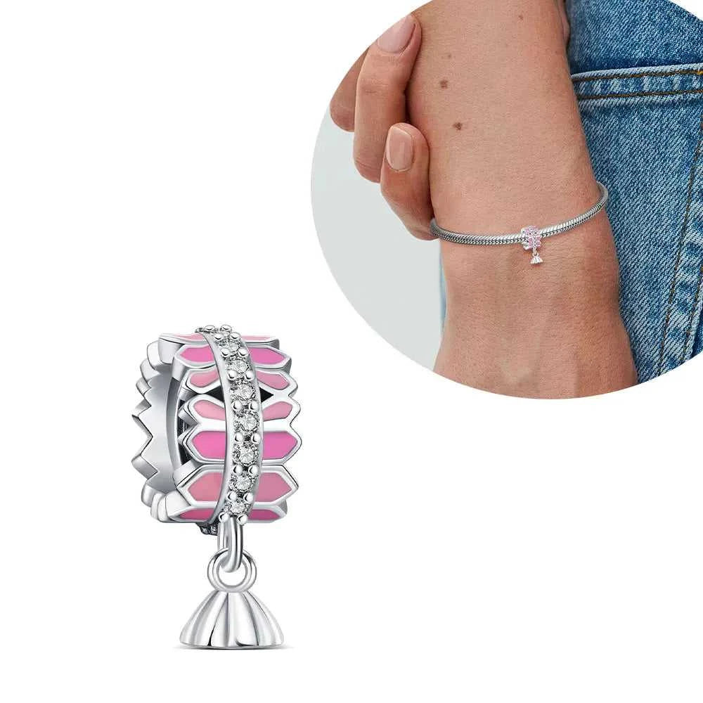 2025 Hot New Original Flower Pendant 925 Sterling Silver Rose charm Fit bracelet diy For Women Elegant bead Daily Wear Fine gift The jack market .AU The jack market .AU Jewellery & Chains $ 50 200000226:200013901#NBB0022-18